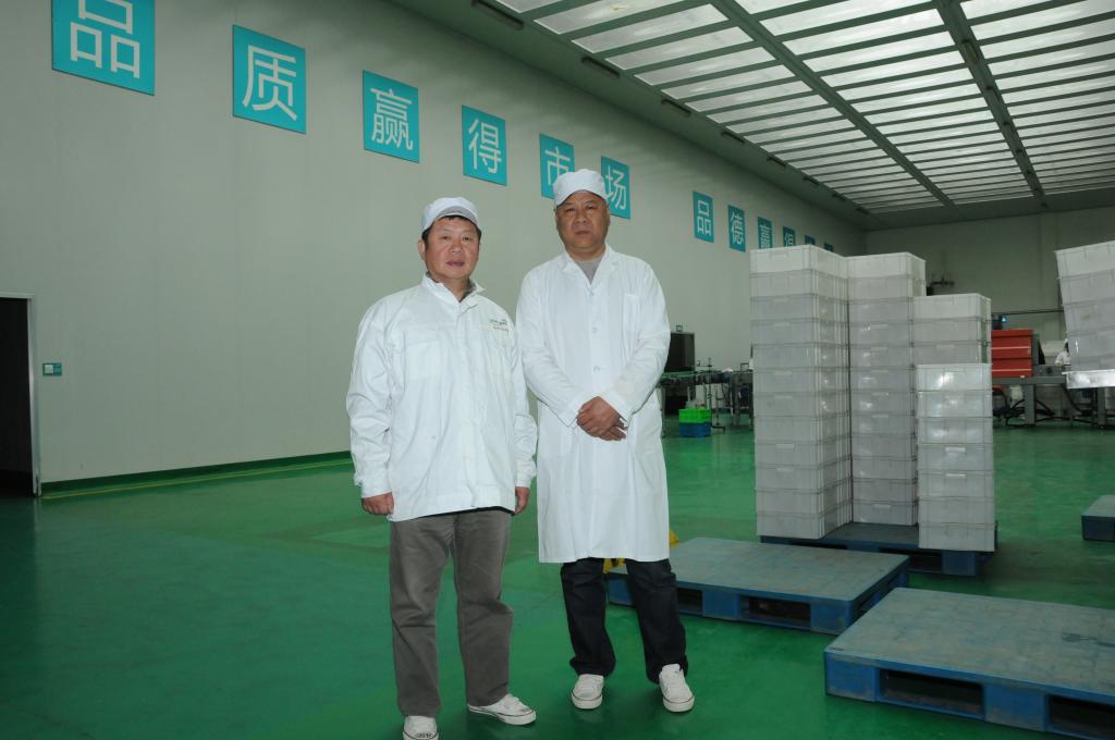 程涛(左)与潘文彪
